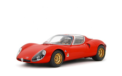 1:12 1/12 Alfa Romeo 33 Stradale Museum Version 1967 red Laudoracing-Models