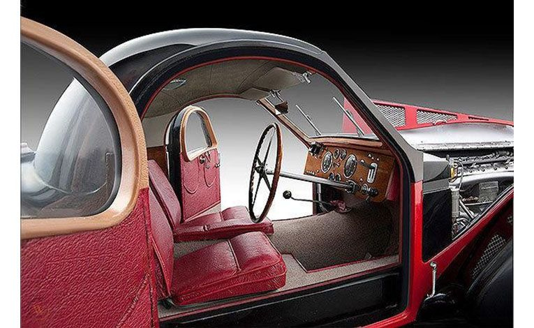 1:12 1/12 Bugatti Atalante Tip 57 SC 1937 crno crveni Bauer Exclusive