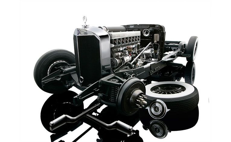 1:12 1/12 Mercedes W29 500K Special Kabriolet 1934 1940 tamno smeđi Bauer Exclusive