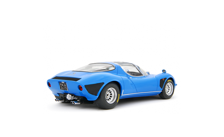 1:18 1/18 Alfa Romeo 33 Stradale D Verzija 1967 1969 plavi Laudoracing-Models