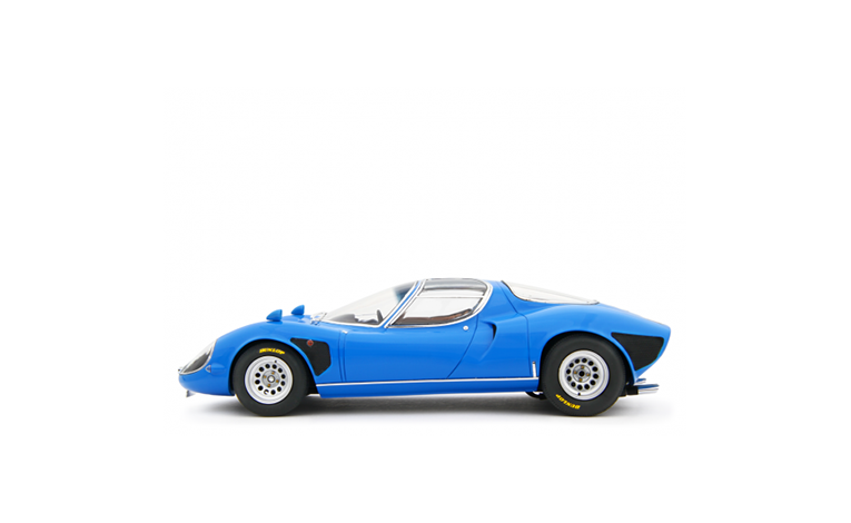 1:18 1/18 Alfa Romeo 33 Stradale D Verzija 1967 1969 plavi Laudoracing-Models