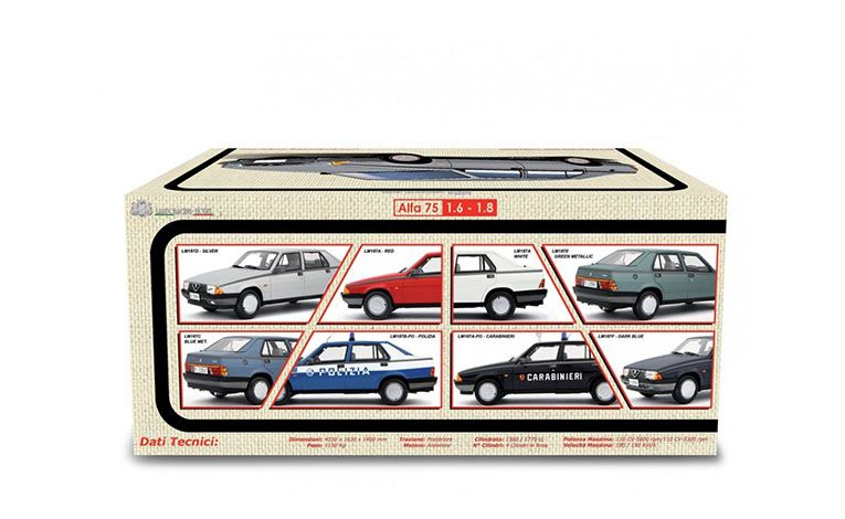 1:18 1/18 Alfa Romeo 75 Series 1 1.6 – 1.8 1985 1987 red Laudoracing-Models