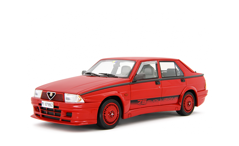 1:18 1/18 Alfa Romeo 75 Series 1 1.8i Turbo Evoluzione 1987 red Laudoracing-Models