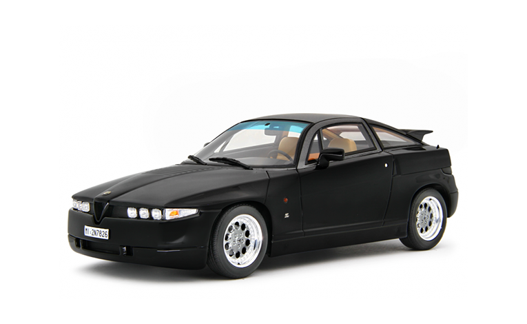 1:18 1/18 Alfa Romeo ES-30 SZ Sprint Zagato 1989 1991 crni Laudoracing-Models