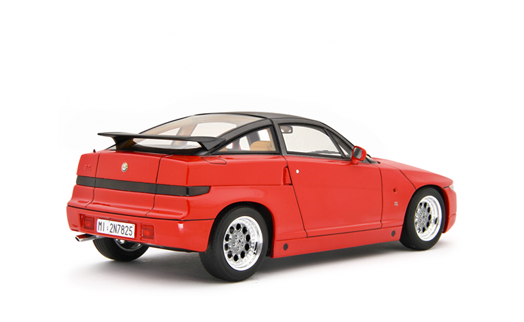 1:18 1/18 Alfa Romeo ES-30 SZ Sprint Zagato 1989 1991 crveni Laudoracing-Models