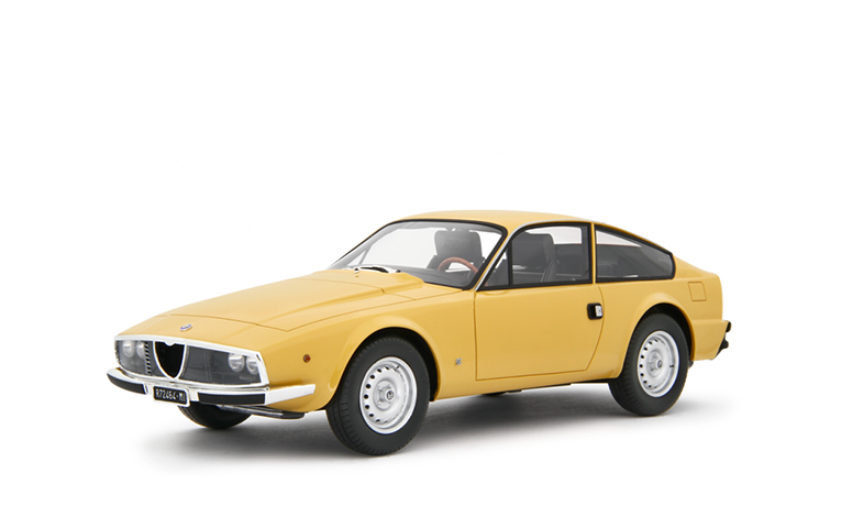1:18 1/18 Alfa Romeo Giulia GT 1600 Junior Zagato 1972 1975 Zagato žuta Laudoracing-Models
