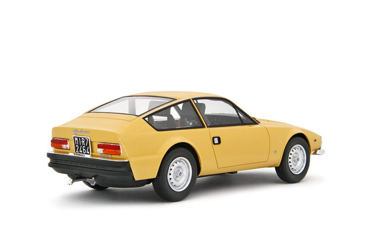 1:18 1/18 Alfa Romeo Giulia GT 1600 Junior Zagato 1972 1975 Zagato žuta Laudoracing-Models