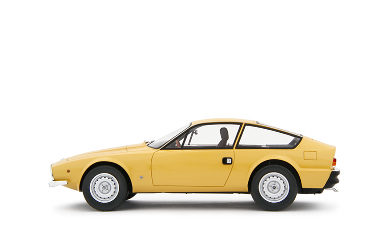 1:18 1/18 Alfa Romeo Giulia GT 1600 Junior Zagato 1972 1975 Zagato žuta Laudoracing-Models