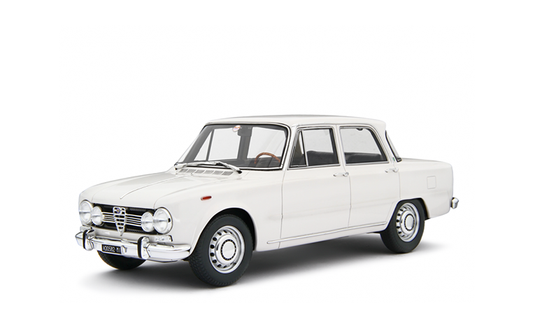 1:18 1/18 Alfa Romeo Giulia Super 1969 1970 white Laudoracing-Models