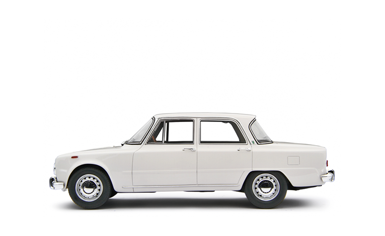 1:18 1/18 Alfa Romeo Giulia Super 1969 1970 white Laudoracing-Models