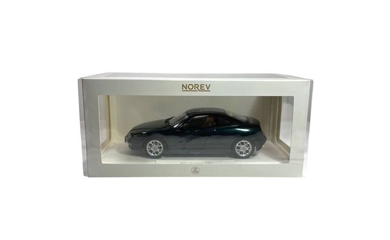 1:18 1/18 Alfa Romeo GTV 916 Kupe 1999 2003 tamno zeleni Norev