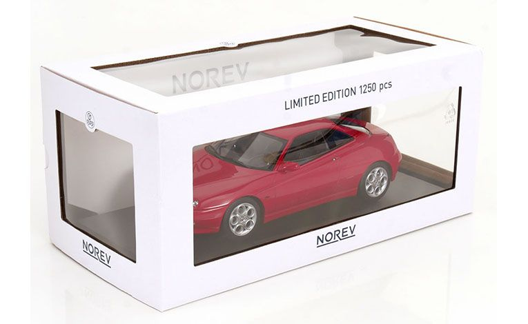 1:18 1/18 Alfa Romeo GTV 916 Kupe 1999 2003 crveni Norev