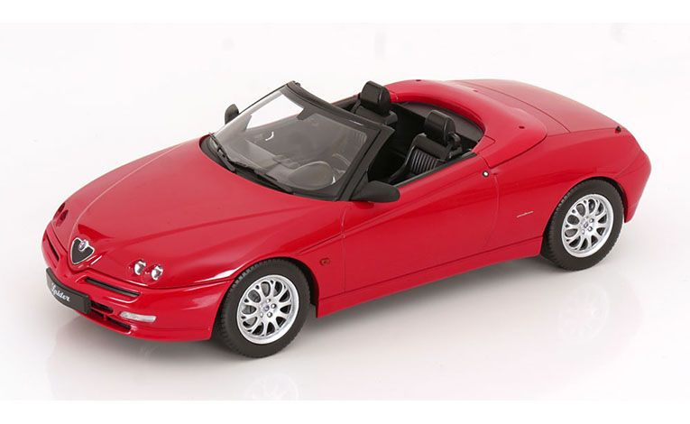 1:18 1/18 Alfa Romeo Spider 916 Dvosjed 1999 2003 crveni Norev