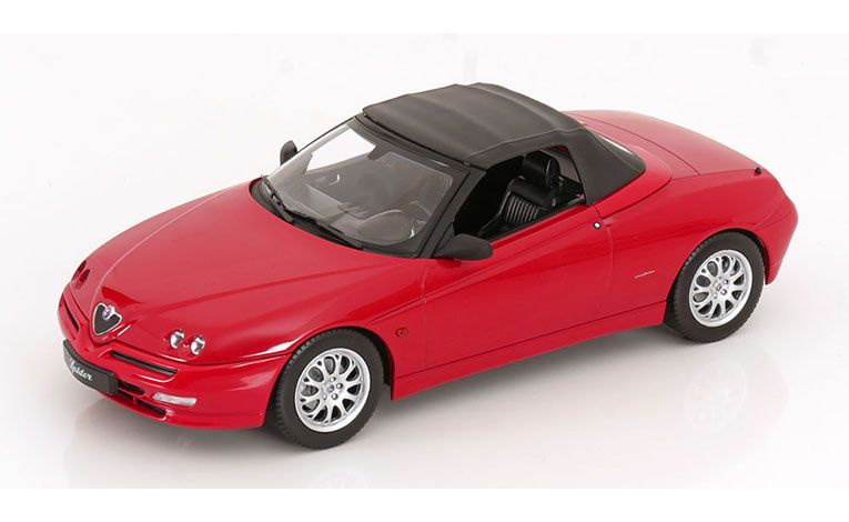 1:18 1/18 Alfa Romeo Spider 916 Dvosjed 1999 2003 crveni Norev