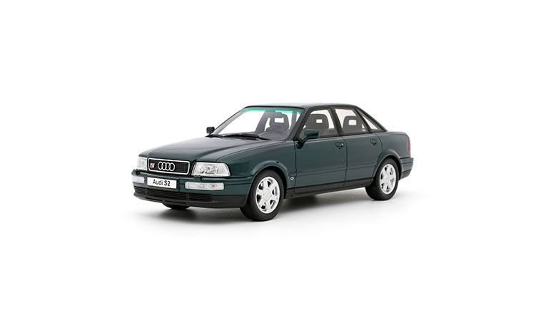 1:18 1/18 Audi B4 80 S2 Limuzina 1993 1995 tamno zeleni Otto-Mobile