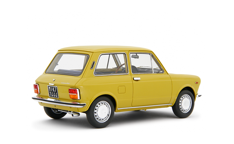 1:18 1/18 Autobianchi A112 Series 1 1969 1973 senape yellow Laudoracing-Models