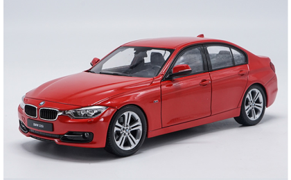 1:18 1/18 BMW F30 Serija 3 335i Limuzina 2012 2015 crveni Welly