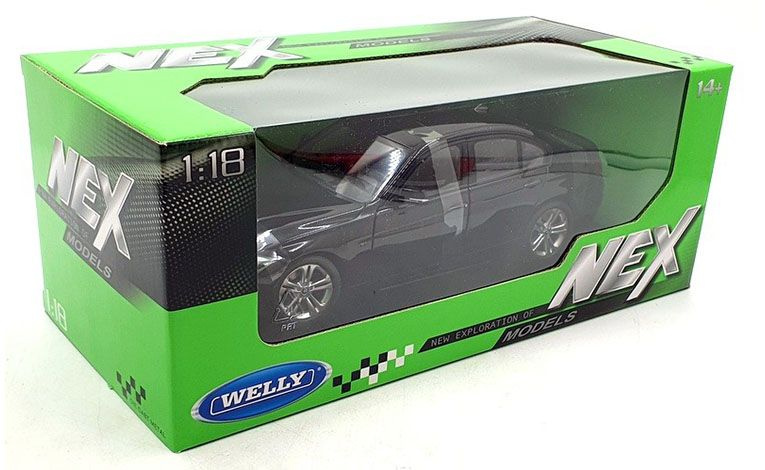 1:18 1/18 BMW F30 Serija 3 335i Limuzina 2012 2015 crni Welly