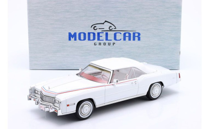 1:18 1/18 Cadillac Eldorado Cabriolet 1976 white Model Car Group MCG