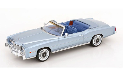 1:18 1/18 Cadillac Eldorado Cabriolet 1976 light blue Model Car Group MCG
