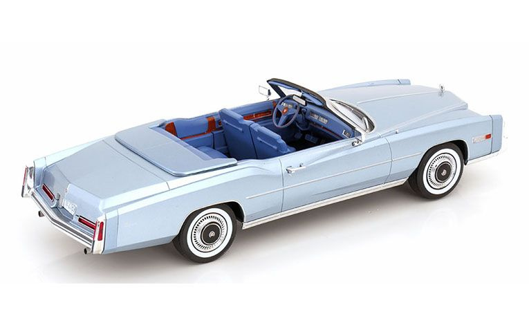 1:18 1/18 Cadillac Eldorado Cabriolet 1976 light blue Model Car Group MCG