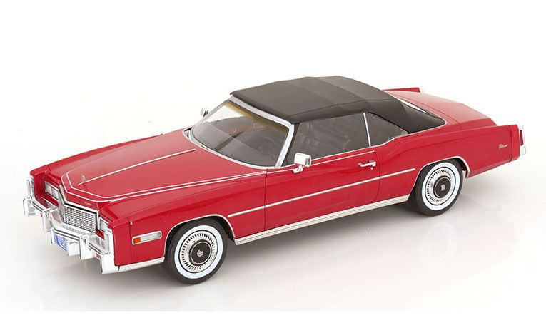 1:18 1/18 Cadillac Eldorado Cabriolet 1976 red Model Car Group MCG