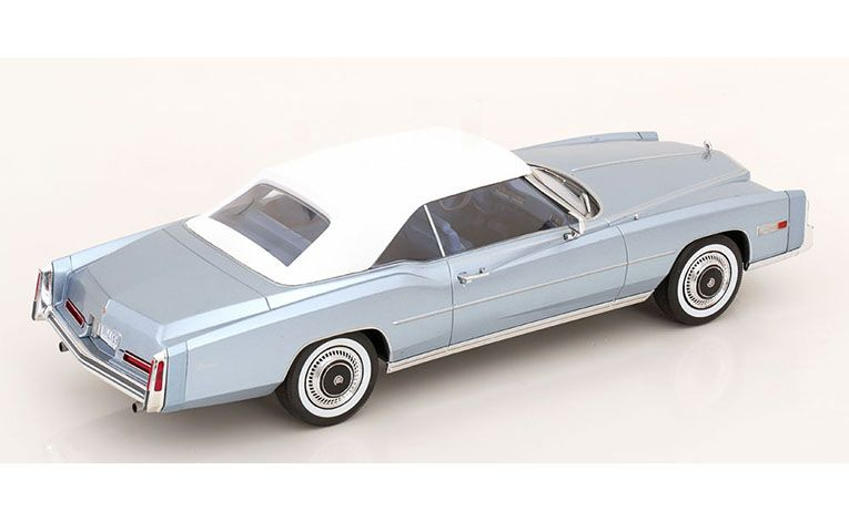 1:18 1/18 Cadillac Eldorado Cabriolet 1976 light blue Model Car Group MCG