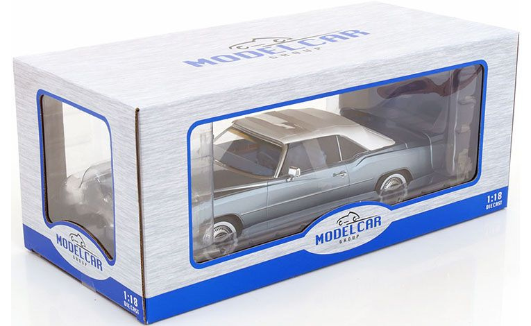 1:18 1/18 Cadillac Eldorado Cabriolet 1976 light blue Model Car Group MCG