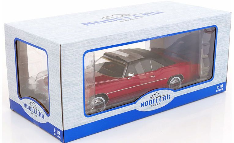 1:18 1/18 Cadillac Eldorado Cabriolet 1976 red Model Car Group MCG