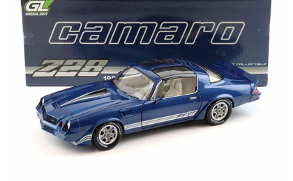1:18 1/18 Chevrolet Camaro Z/28 1980 1981 blue Greenlight
