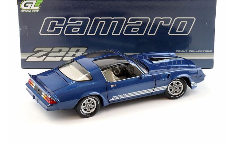 1:18 1/18 Chevrolet Camaro Z/28 1980 1981 blue Greenlight