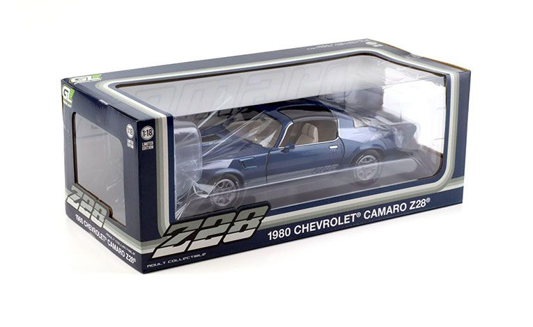 1:18 1/18 Chevrolet Camaro Z/28 1980 1981 blue Greenlight