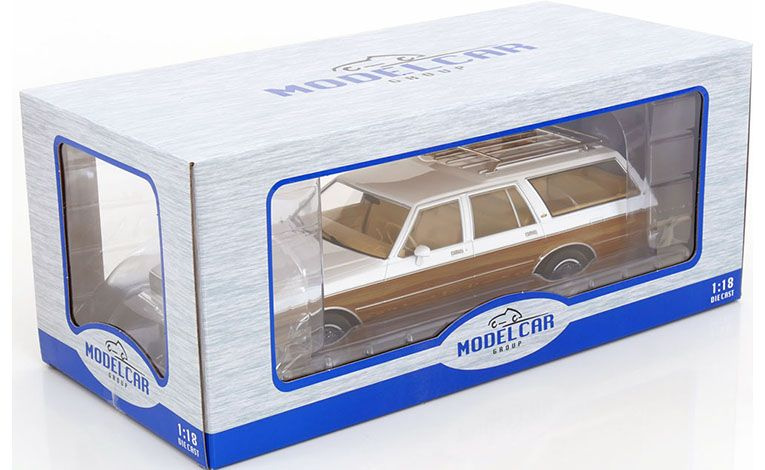 1:18 1/18 Chevrolet Caprice Estate SW Station Wagon 1985 1990 white decor Model Car Group MCG