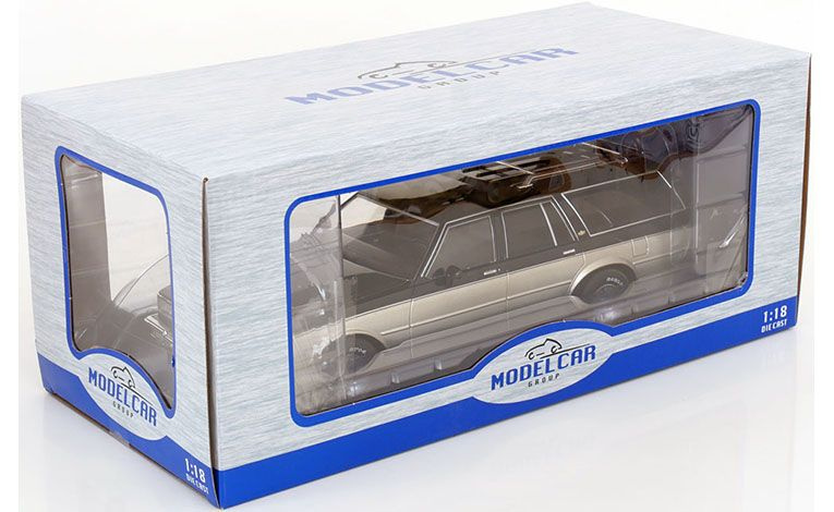 1:18 1/18 Chevrolet Caprice Estate SW Station Wagon 1985 1990 silver dark grey Model Car Group MCG