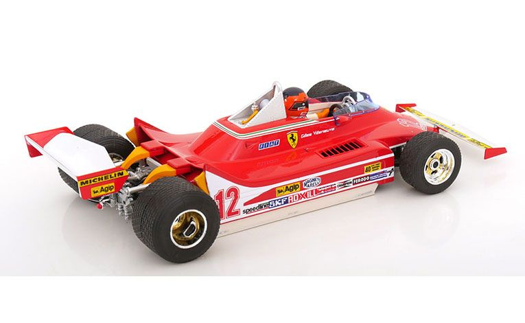 1:18 1/18 Ferrari F1 312 T4 Sieger No 12 Winner GP Watkins Glen SAD Gilles Villeneuve 1979 red Bburago