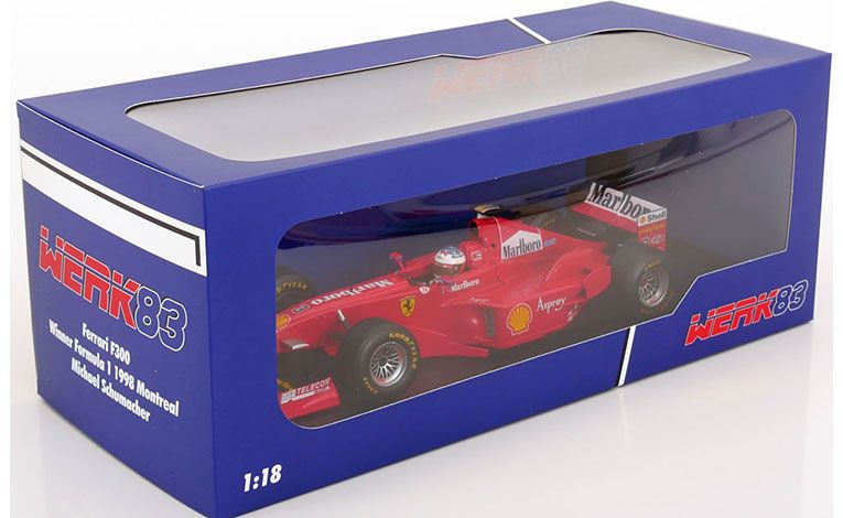1:18 1/18 Ferrari F1 F300 No 3 Winner GP Montreal Canada Michael Schumacher 1998 Marlboro Schell Werk83