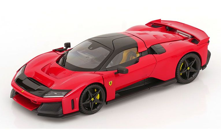 1:18 1/18 Ferrari F80 sa crnim felgama 2024 danas crveni corsa Bburago Signature Series