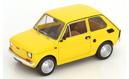 1:18 1/18 Fiat 126 Maluch 1972 1980 yellow Model Car Group MCG