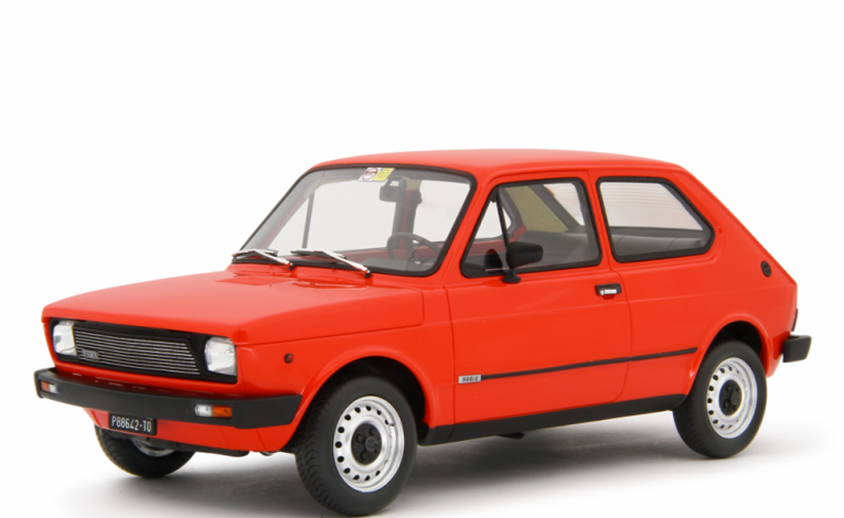 1:18 1/18 Fiat 127 L 1977 1981 arancio red Laudoracing-Models