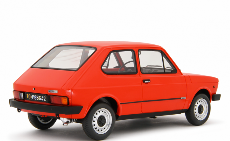 1:18 1/18 Fiat 127 L 1977 1981 arancio red Laudoracing-Models