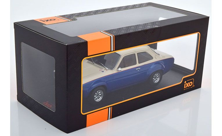 1:18 1/18 Ford Escort Serija 1 RS 1600 1974 1975 plavo bijeli Ixo