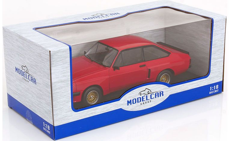 1:18 1/18 Ford Escort Mark 2 RS 2000 X-Pack 1977 1980 red Model Car Group MCG