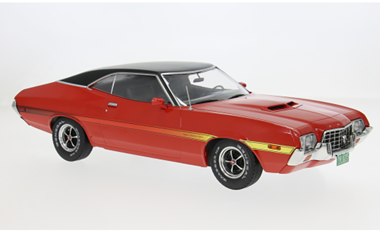 1:18 1/18 Ford Gran Torino Sport Coupe 1972 red black Ixo 
