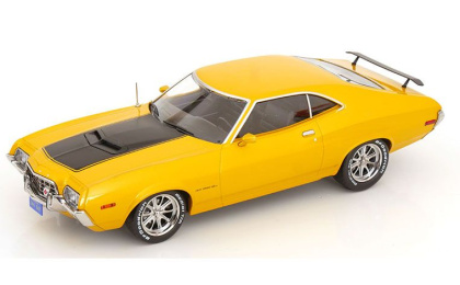 1:18 1/18 Ford Gran Torino Sport Coupe 1972 yellow black Ixo 