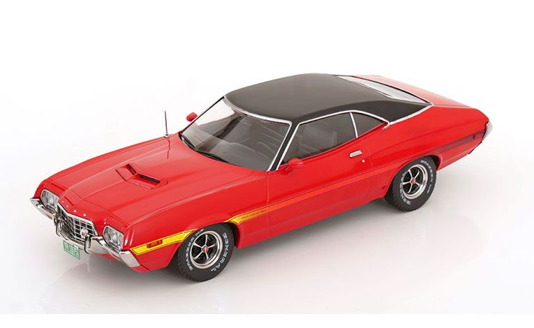 1:18 1/18 Ford Gran Torino Sport Coupe 1972 red black Ixo 