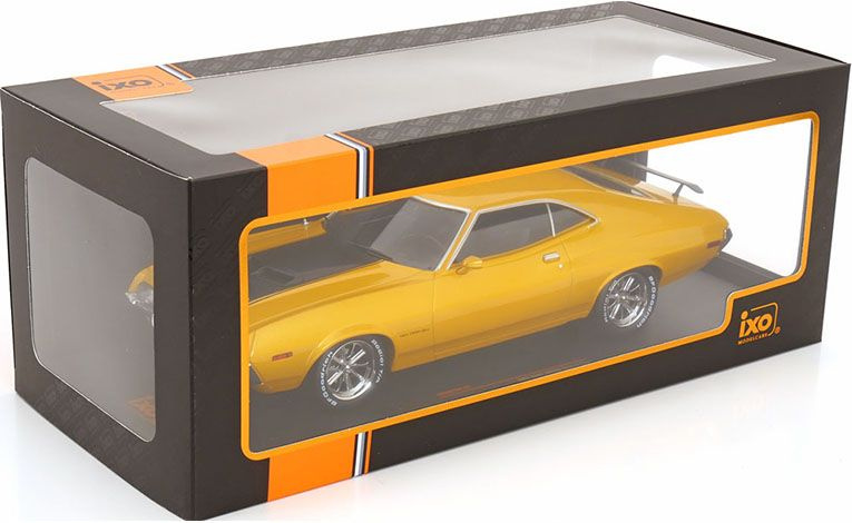 1:18 1/18 Ford Gran Torino Sport Coupe 1972 yellow black Ixo 