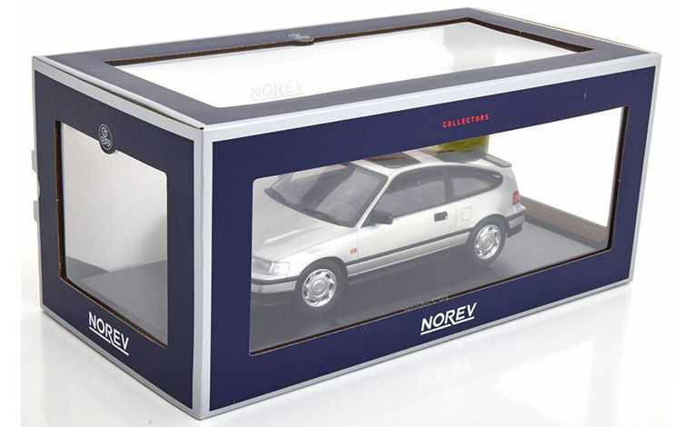 1:18 1/18 Honda CRX 1990 1991 silver Norev
