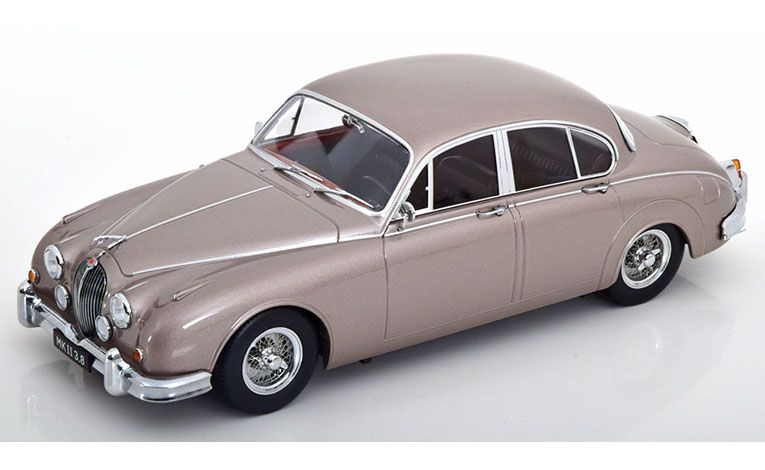 1:18 1/18 Jaguar Mark 2 3.8 LHD 1959 1967 pearl silver KK-Scale