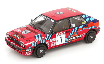 1:18 1/18 Lancia Delta HF Integrale 16V No 1 Winner Rally Sanremo Biasion Siviero 1989 Martini red Solido
