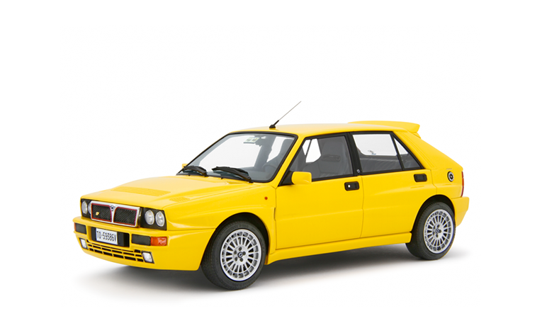 1:18 1/18 Lancia Delta HF Integrale Evoluzione 2 1992 1994 ginestra yellow Laudoracing-Models